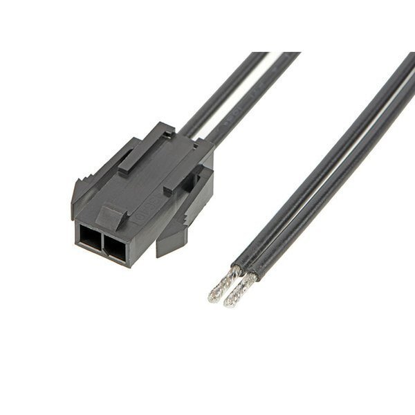 Micro-Fit 3.0 Male-To-Pigtail Off-The-Shelf (Ots) Cable Assembly, Single Row, Molex, Mfr#: 2147532022